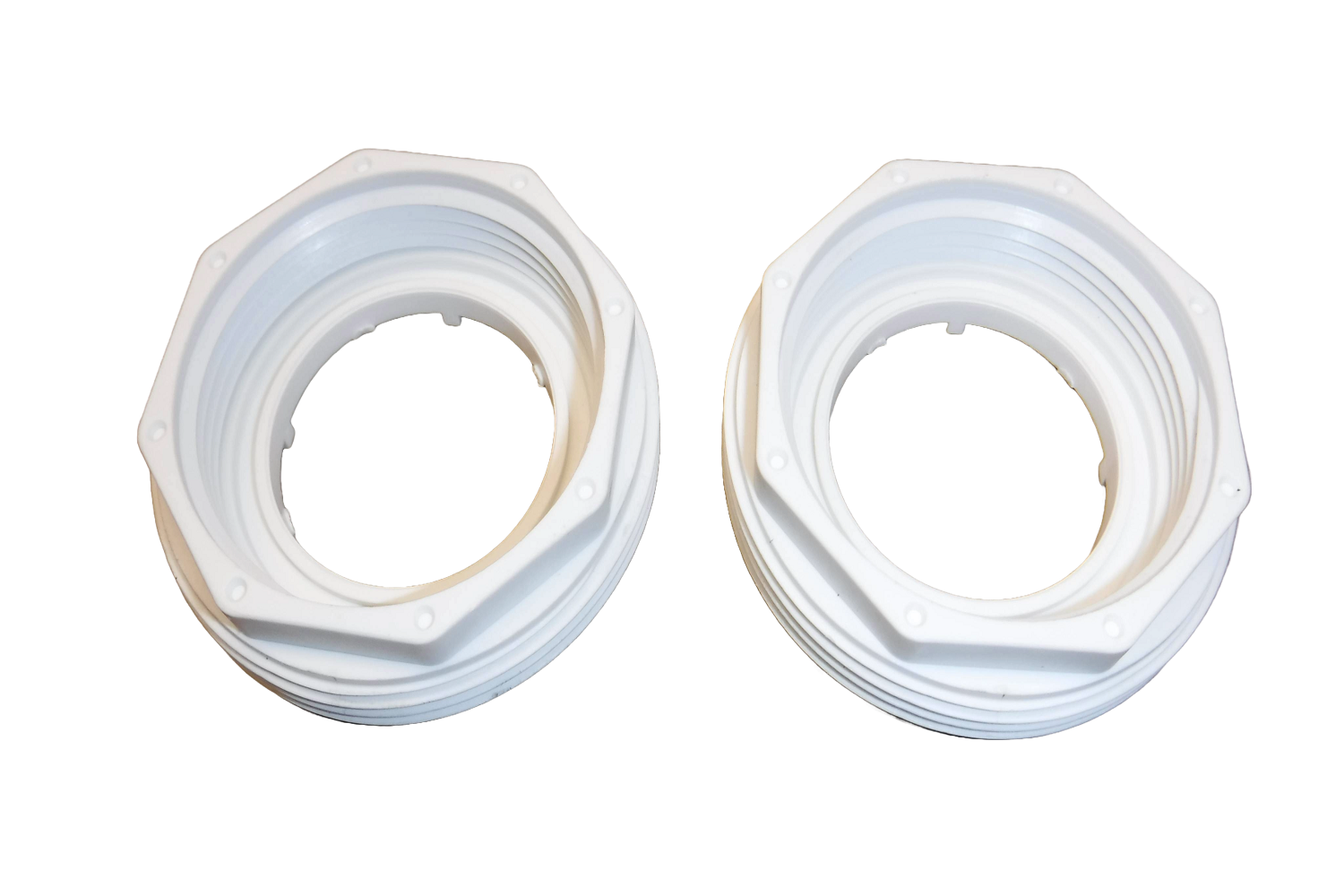 Gecko Adaptersatz 1.5" auf 2" mit O-Ringen für Maelstrom CMS-1 – 2 Stück (0800-500024)