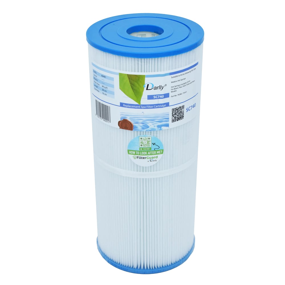 Darlly SC740 – Kartuschenfilter 16 × 36 cm, HotSpring
