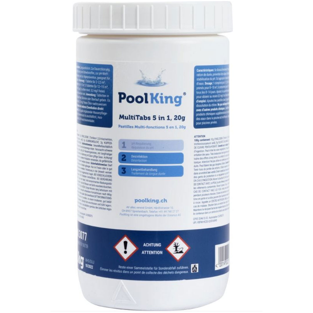 Pool King Multi Tabs 5in1, 20gr, 1kg