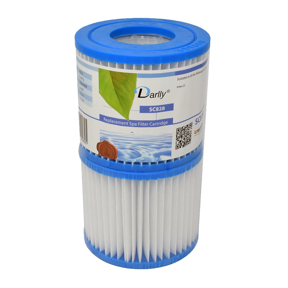 Darlly SC828 – Kartuschenfilter 11 × 10 cm, Intex (2 Stk.)