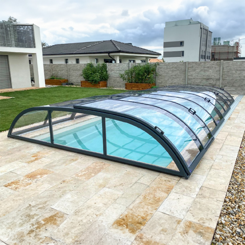 Überdachung e-line Flat Clear Überdachung e-line Flat Clear