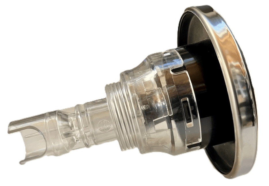 3.5'' flying series SS twin rotary jet insert transparent