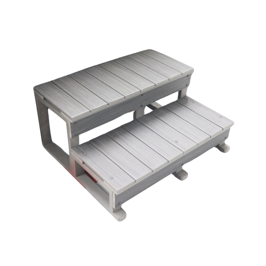 Whirlpool-Treppe, 2-stufig – Grau YS-4