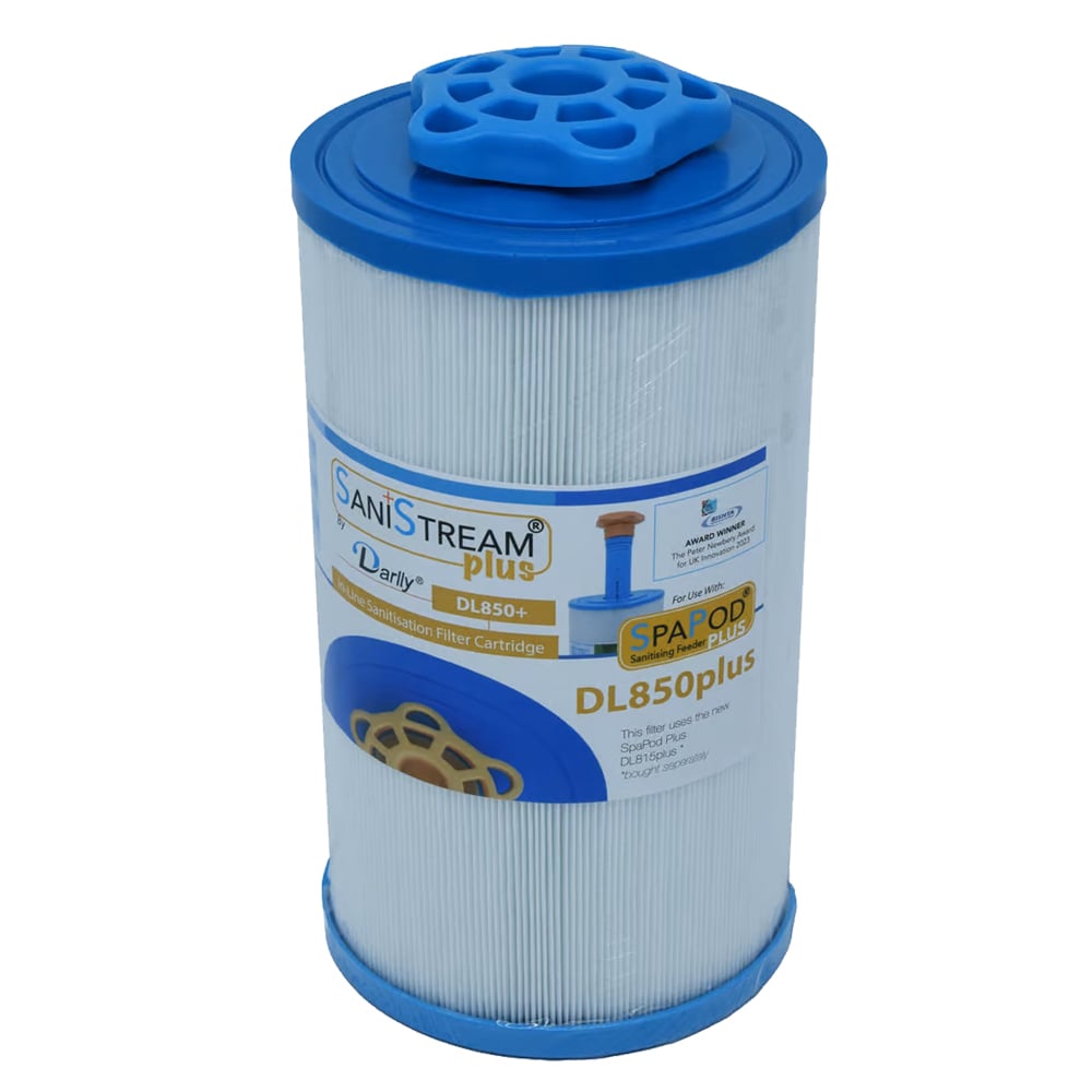 Darlly DL850-PLUS – Kartuschenfilter 13 × 22 cm, Master Spa / Superior Spas
