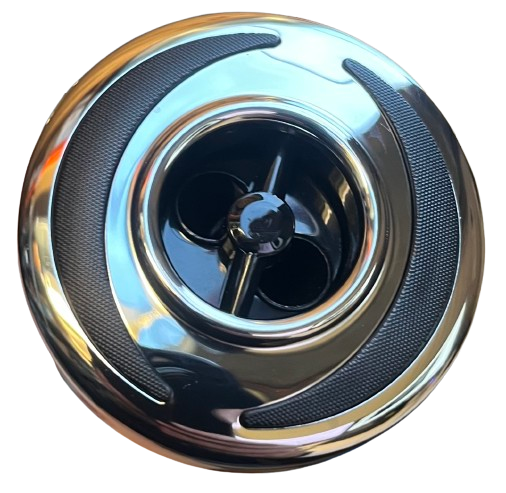 2,5" flying series SS Twin Rotary jet insert Black