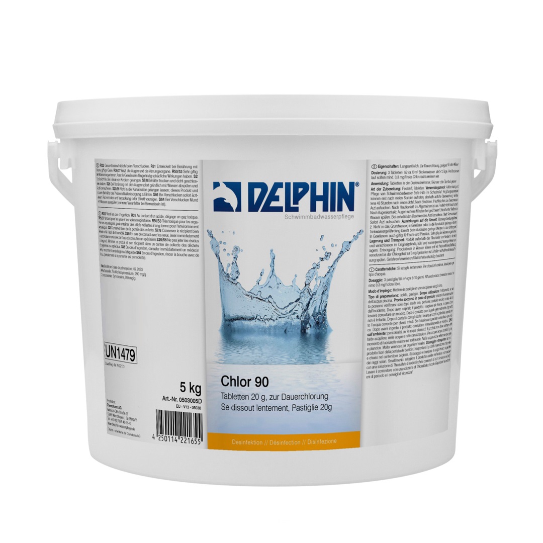 Delphin Chlor 90 Tabs 20gr, 5kg