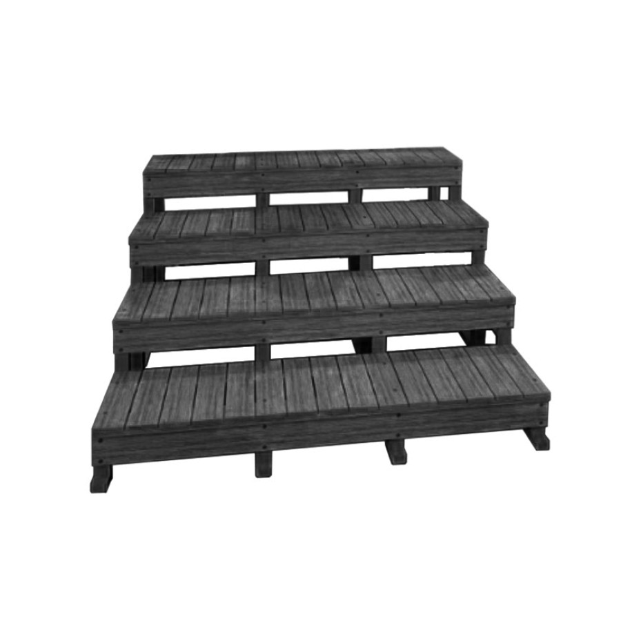 Swimspa-Treppe, 4-stufig – Grau 01C