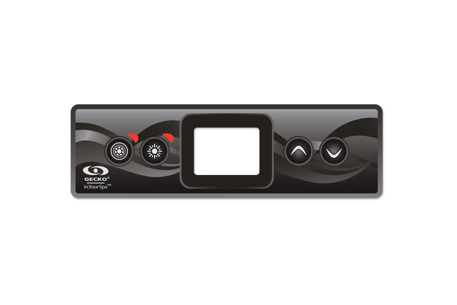 Gecko Overlay für in.k300-1OP Bedienfeld – Tastenfolie 4 Tasten (9916-101499)