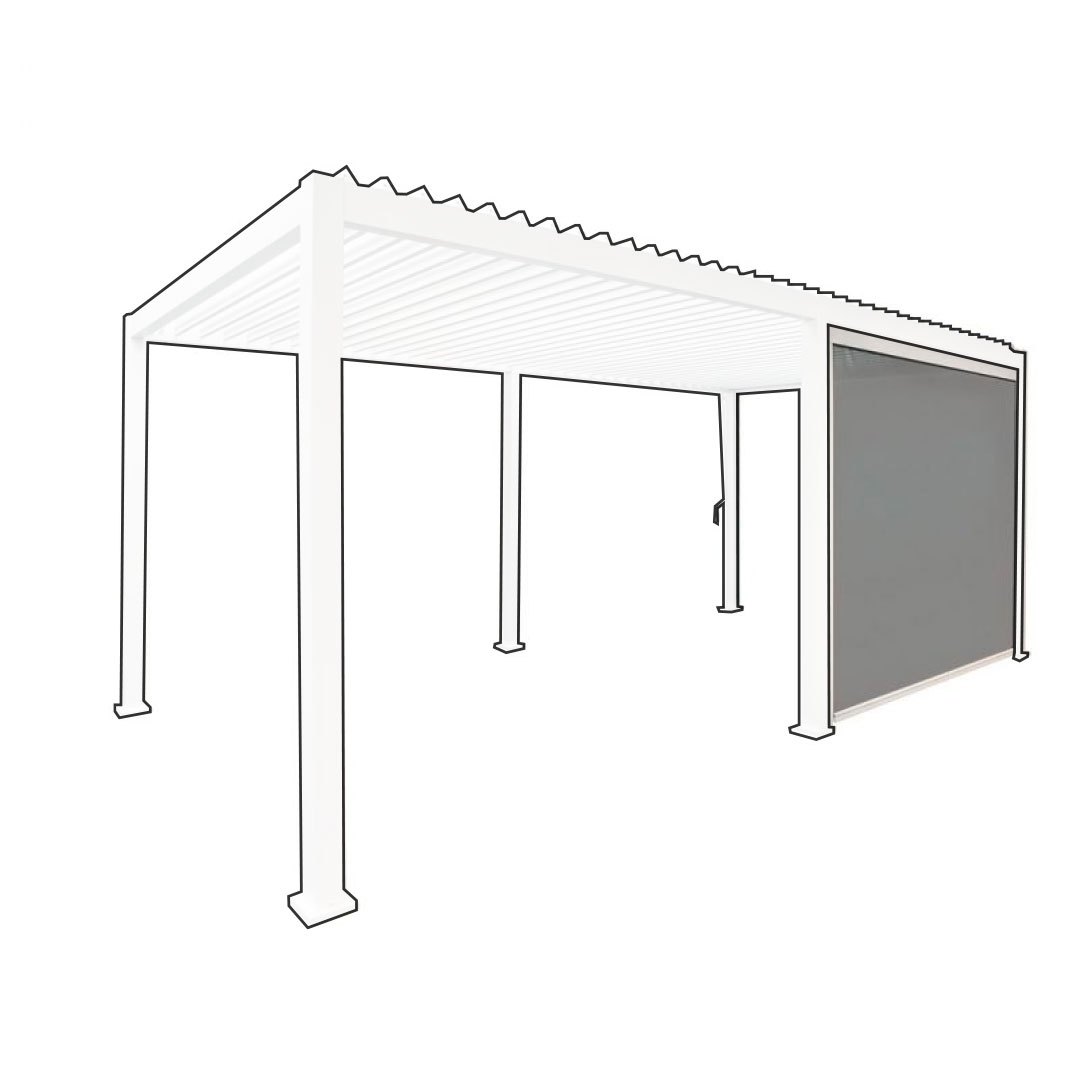 Rollo für Oceanus Pergola 3.6m Gestell 