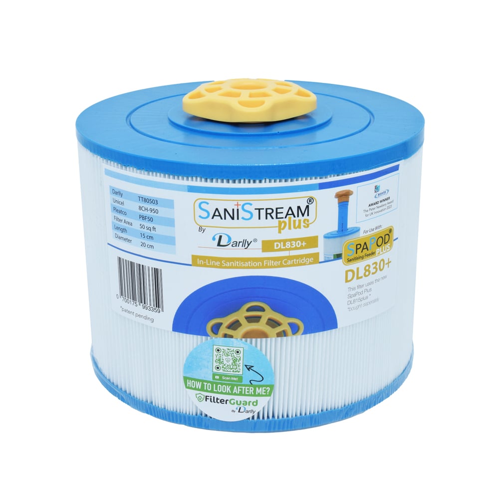 Darlly DL830-PLUS – Kartuschenfilter 20 × 15 cm, Villeroy & Boch / Bullfrog