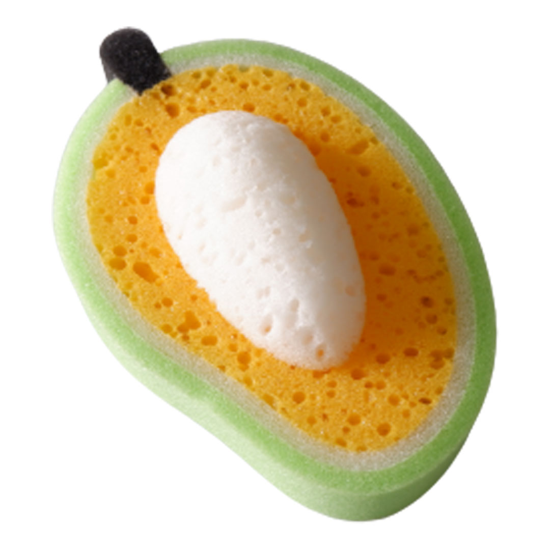 PK Spa-Schwamm Papaya