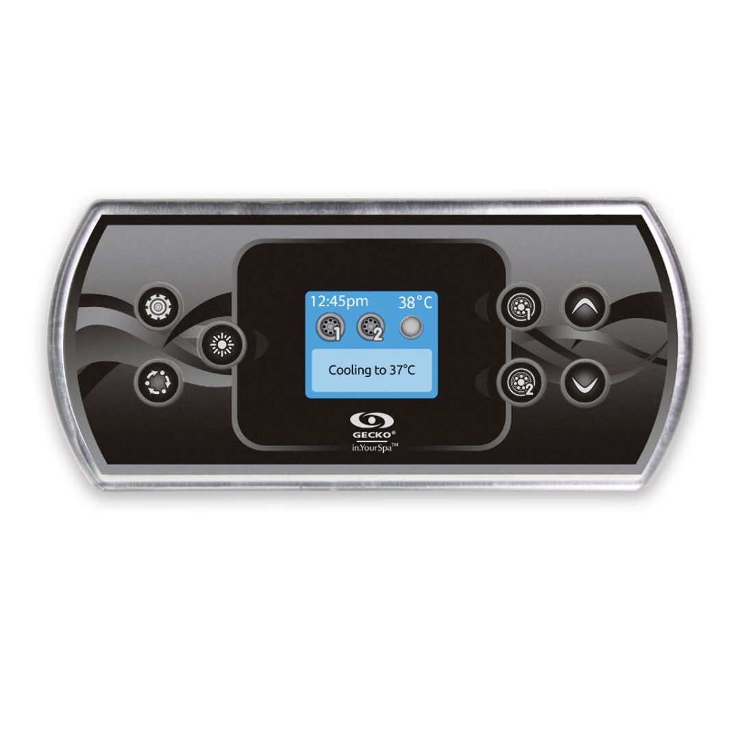 Gecko Bedienfeld IN.K500 mit Overlay Gecko Bedienfeld IN.K500 mit Overlay