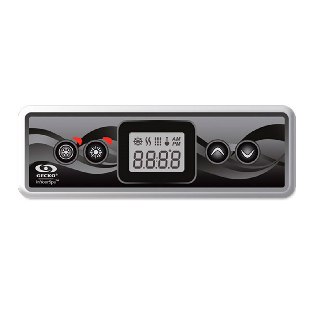 Gecko Bedienfeld IN.K300 mit Overlay Gecko Bedienfeld IN.K300 mit Overlay