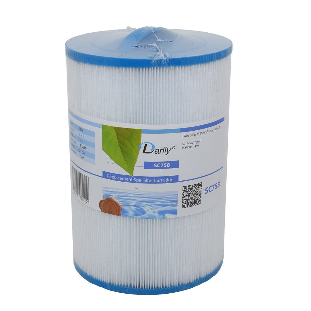 Darlly SC758 – Kartuschenfilter 15 × 21 cm, Bubbelkoning / Sunspa