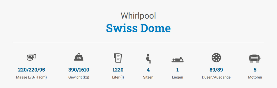 Whirlpool Swiss Dome