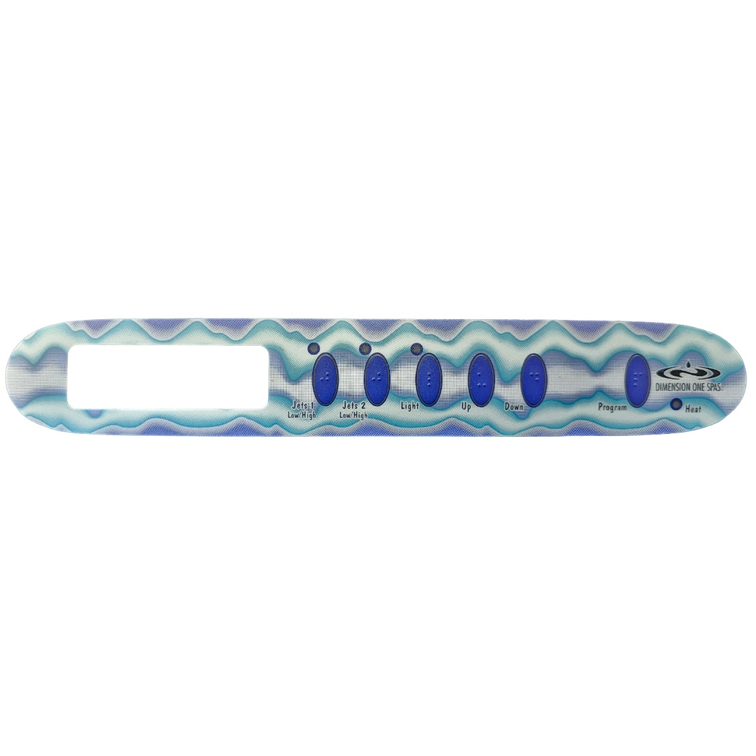 Dimension1 Overlay TSC-24 6-Tasten blau