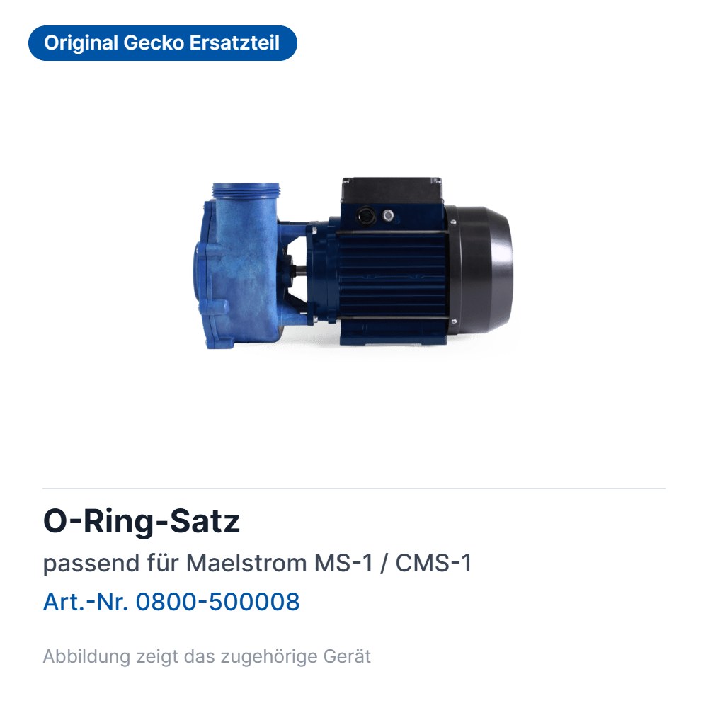 Gecko Maelstrom O-Ring-Satz – Ablassschrauben, Verschraubungen, Gehäuse (0800-500008)