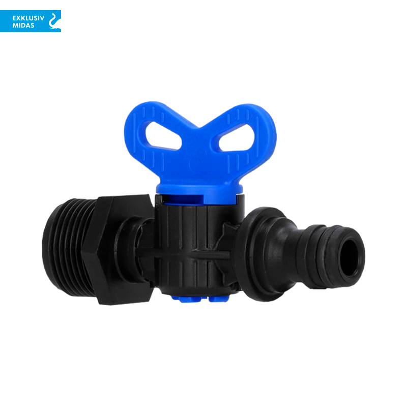 Entleerungshahn 1/2" Kunststoff Klickanschluss