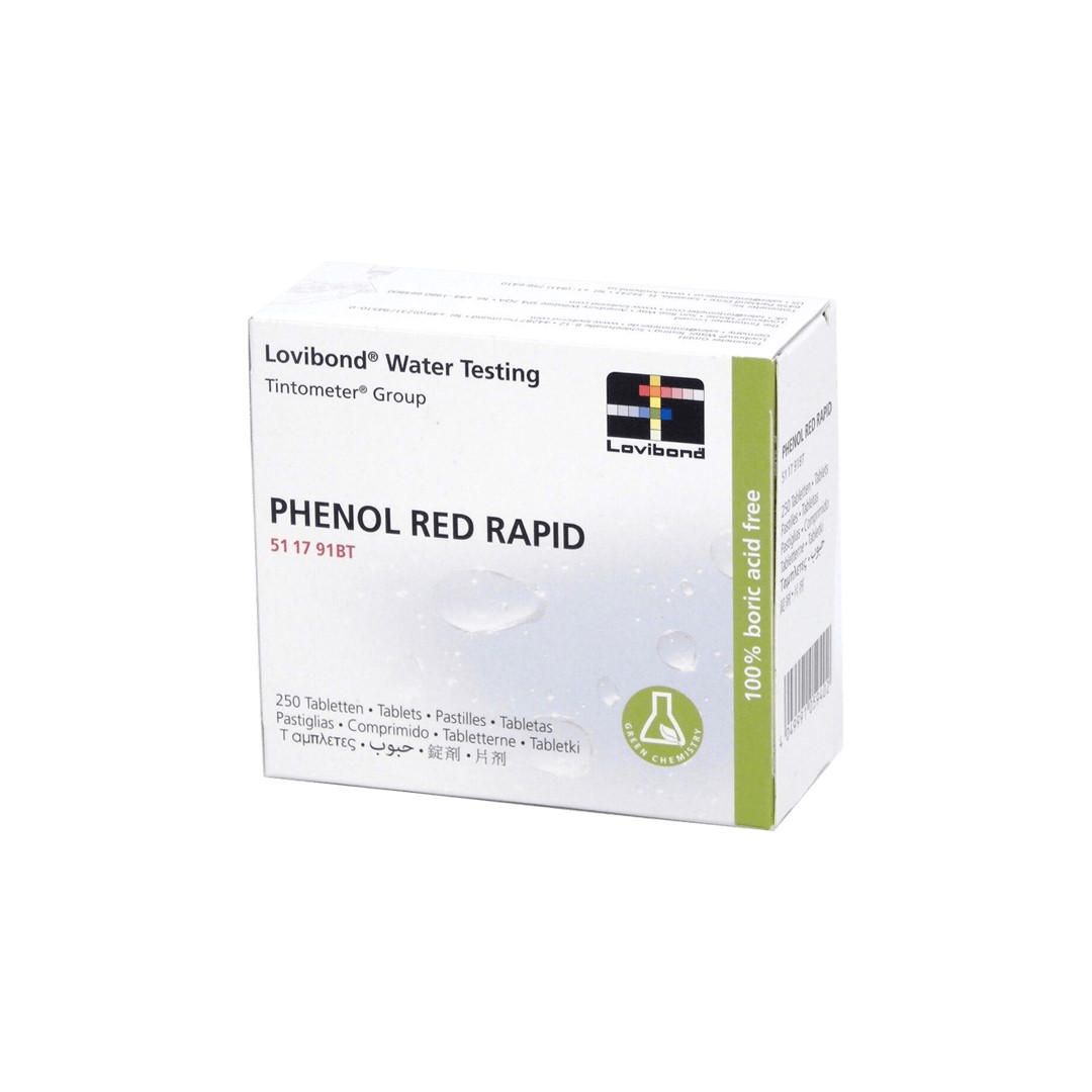 Reagenztabletten Phenol Red Rapid (pH)