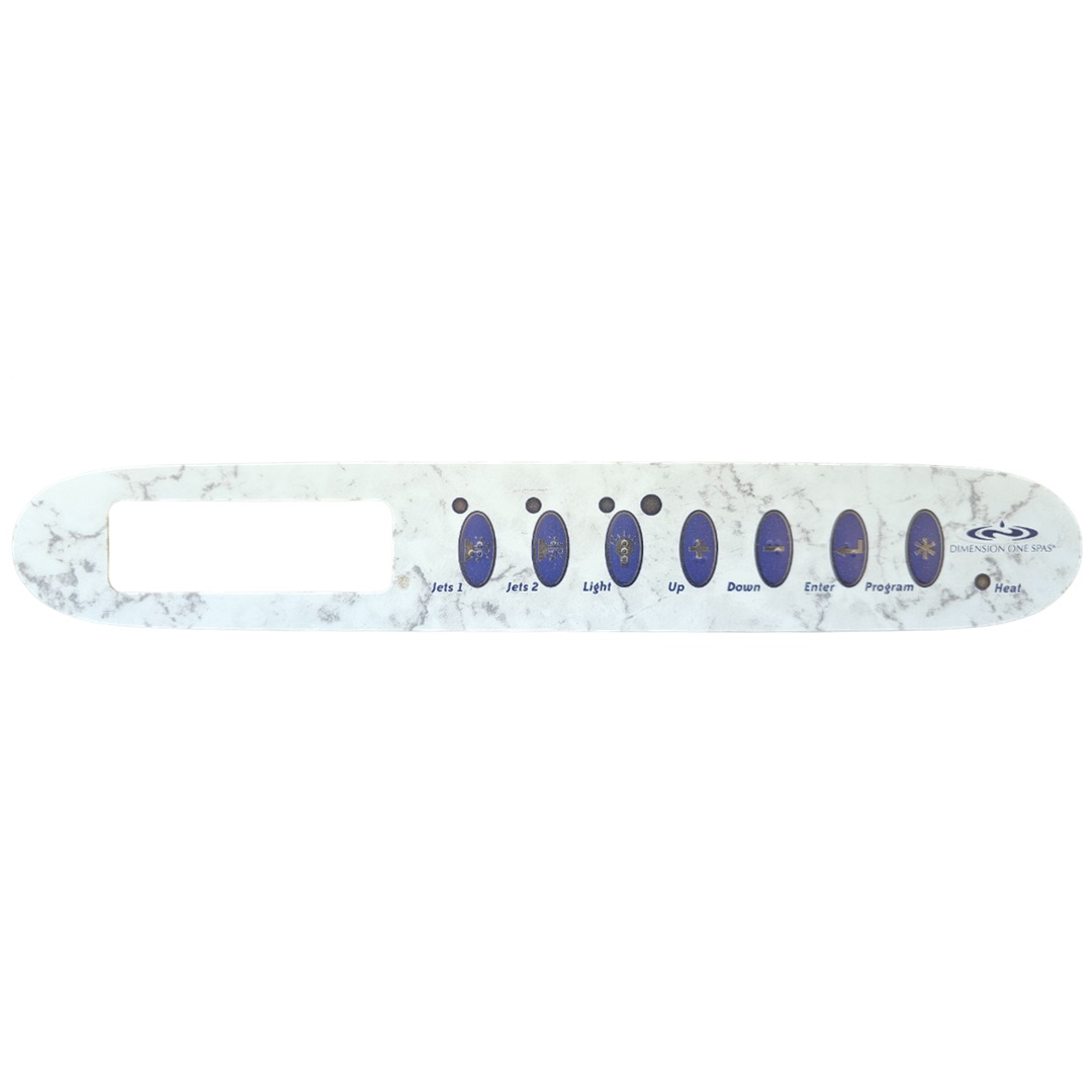 Dimension1 Overlay TSC-24 7-Tasten weiss