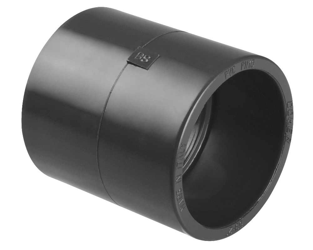 Adapter 2" F auf 63 mm F – PVC-Übergang Zoll/metrisch