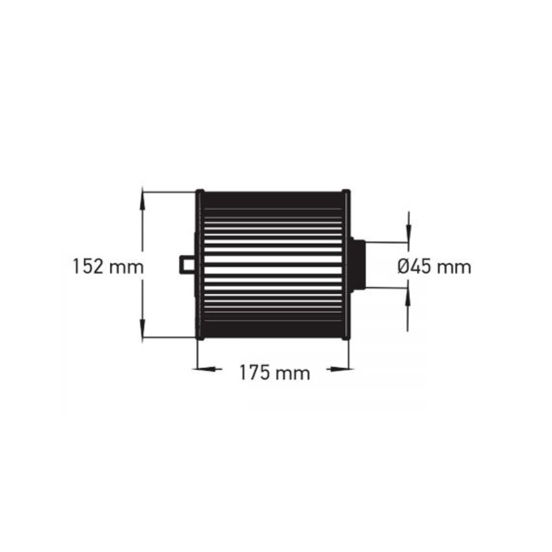 Crystal Filter 175x152 antibakteriell Feingewinde