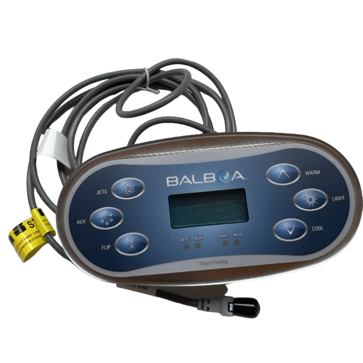 Balboa Bedienfeld TP600 mit Overlay Jets/Flip/AUX Balboa Bedienfeld TP600 mit Overlay Jets/Flip/AUX