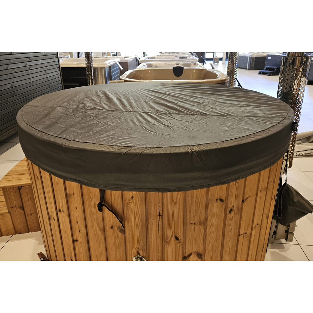 Cover Cap Deluxe Round – Schutzhülle für runde Whirlpool-Abdeckung Ø 205 cm rund, Charcoal