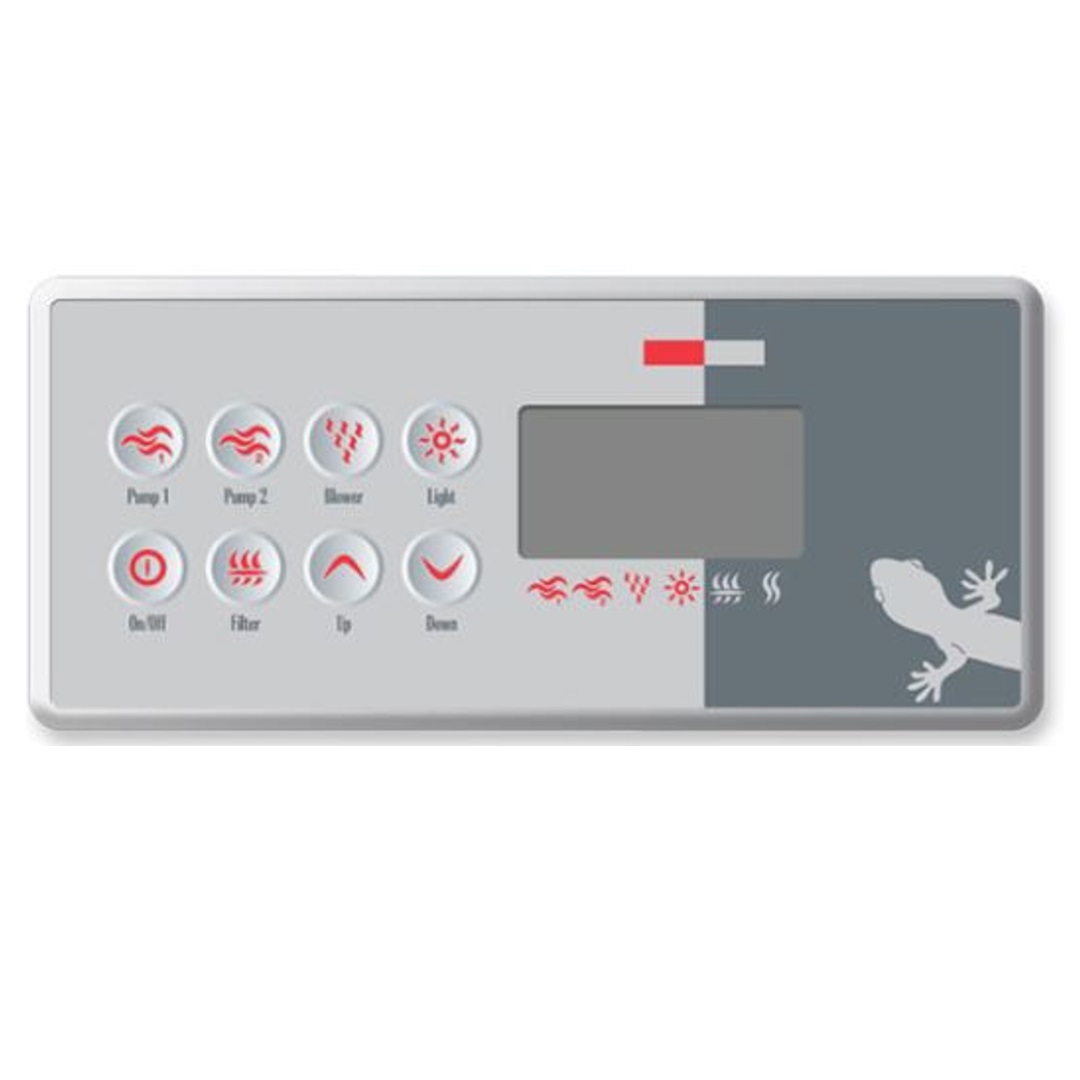 Gecko Display TSC-8GE1/GE2 mit Overlay