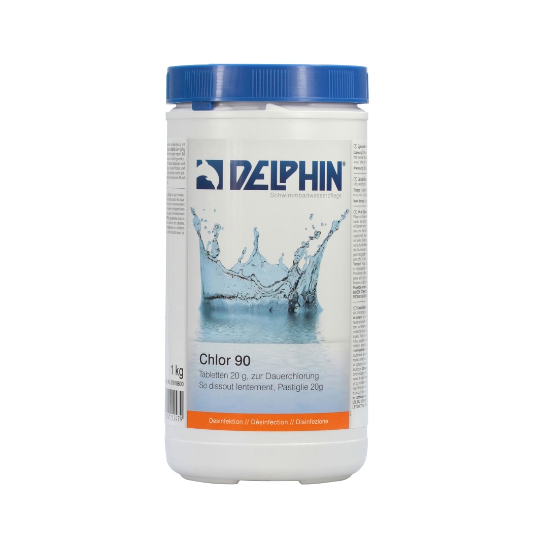 Delphin Chlor 90 Tabs 20gr, 1kg
