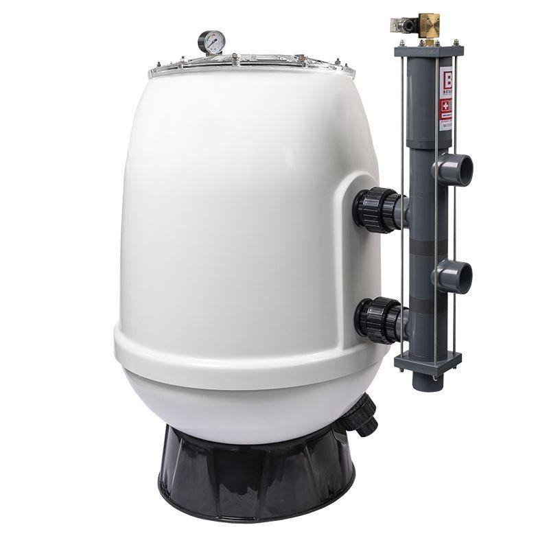 MIDA.Calypso GFK-Filterbehälter Ø 500 mm inkl. 1½" Besgo-Stangenventil