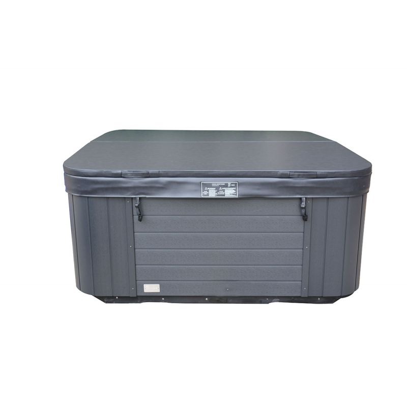 Occasion Whirlpool-Abdeckung 217 × 217 cm, R10 – Dunkelgrau