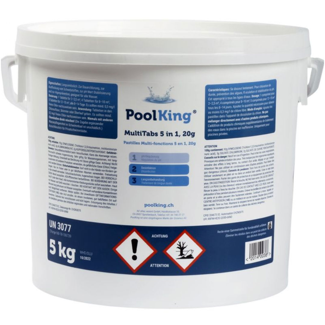 Pool King Multi Tabs 5in1, 20gr, 1kg