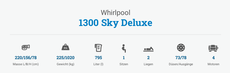 Whirlpool 1300 Sky Deluxe