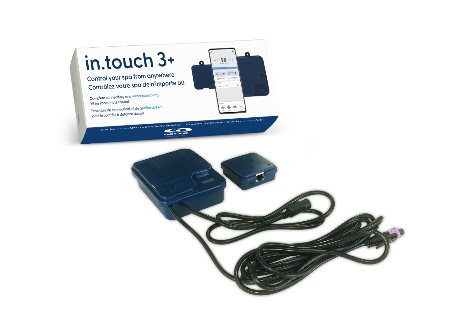 Gecko in.touch 3+ Kit – WLAN-Fernsteuerung für Whirlpool, kompatibel mit Gecko waterlab (0608-521054)